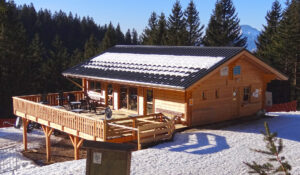 Photo d'un chalet en bois