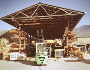 Photo stockage de bois