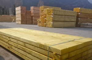 Photo de bois sciés