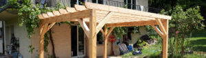 Photo d'une pergolas en bois